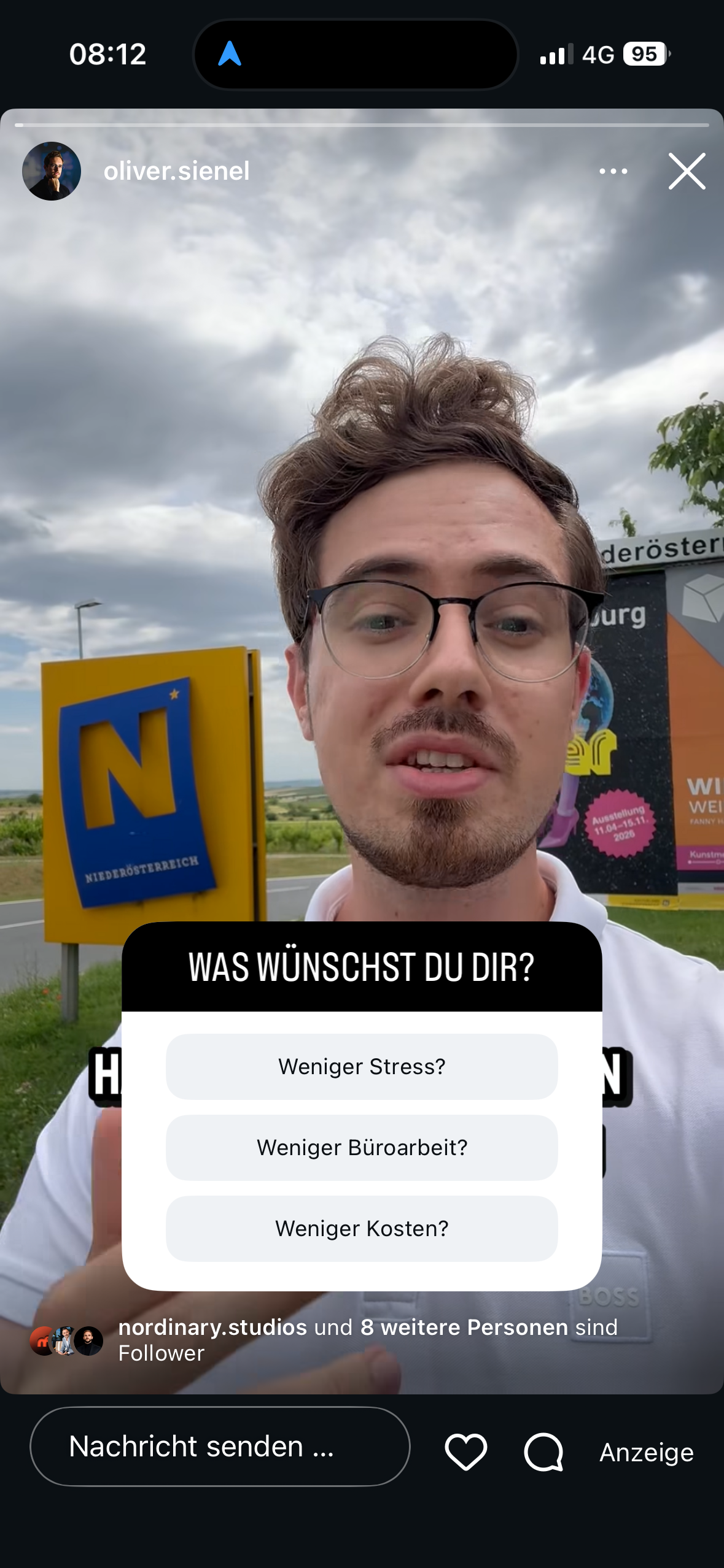 Unsere erste Werbeanzeige