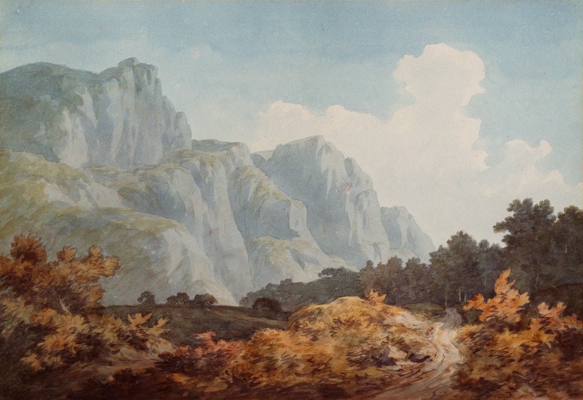 Aquarelllandschaft für individuelle Abläufe